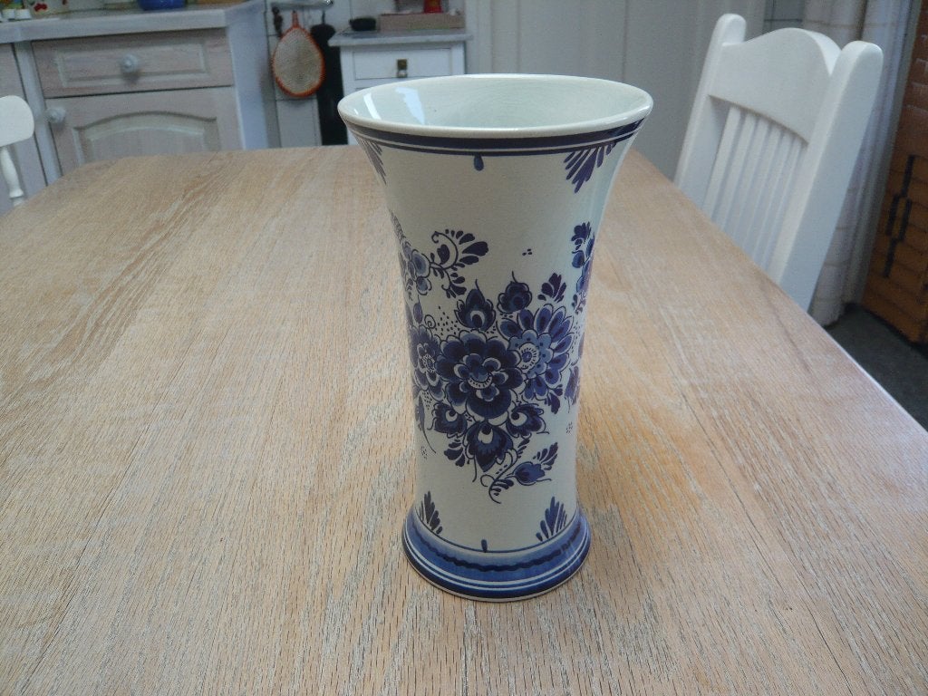Delfts Blauwe Vazen + Kruik., Blauw, Ophalen of Verzenden, Zo goed als nieuw, Steen/keramiek