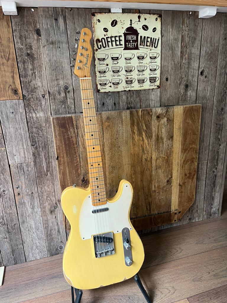 Fender 2009 Road Worn ‘50s Telecaster Blonde, Muziek en Instrumenten, Ophalen, Zo goed als nieuw, Solid body, Fender
