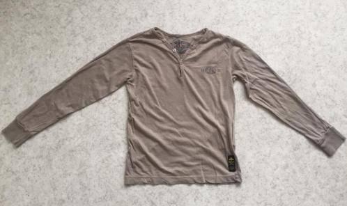 2 Beige REPLAY shirtjes, maat 110! Leuke CADEAUTIP!, Kinderen en Baby's, Kinderkleding | Maat 110, Zo goed als nieuw, Shirt of Longsleeve