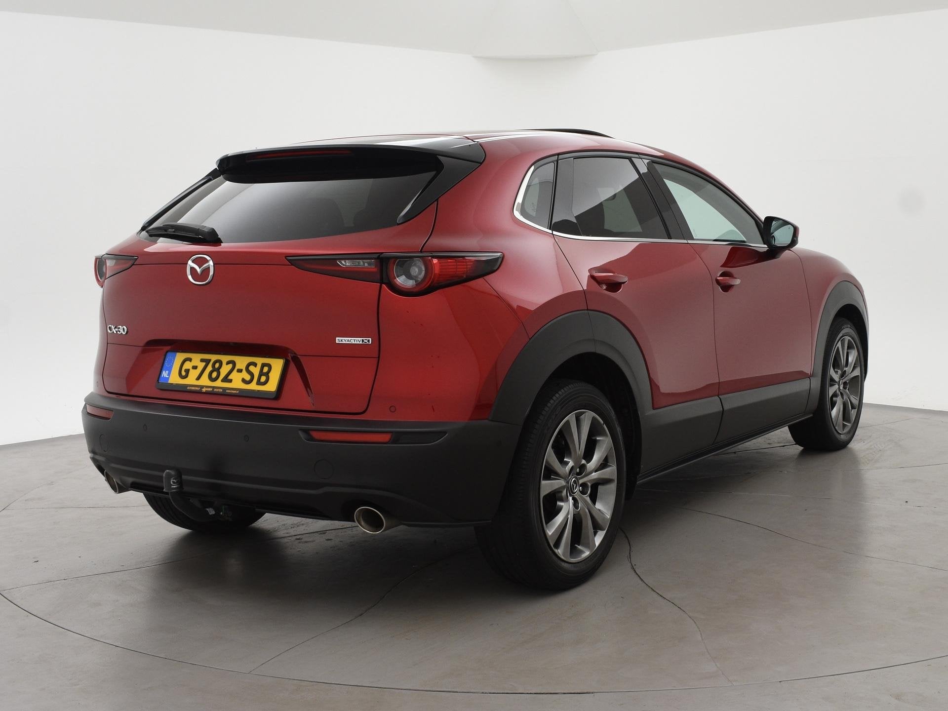Mazda CX-30 2.0 e-SkyActiv-X M HYBRID LUXURY + TREKHAAK | BO, Auto's, Voorwielaandrijving, 1998 cc, Gebruikt, 4 cilinders