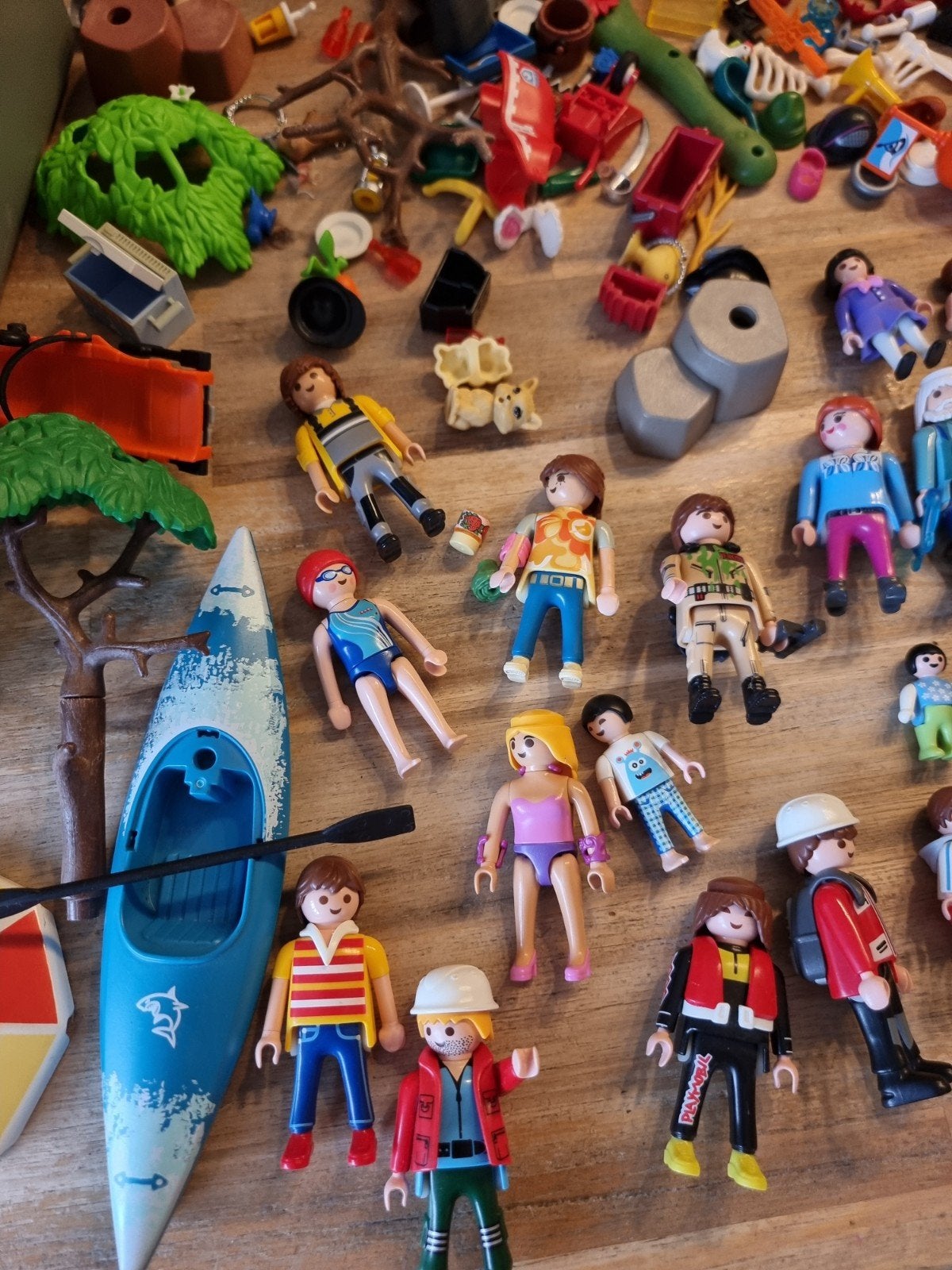 Foto 5 van Grote collectie Playmobil met piratenschip