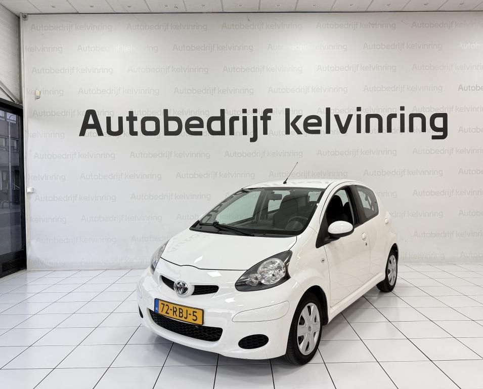 Toyota Aygo 1.0-12V Comfort Nav Bovag Garantie Airco, Auto's, Euro 5, Gebruikt, 4 stoelen, Origineel Nederlands
