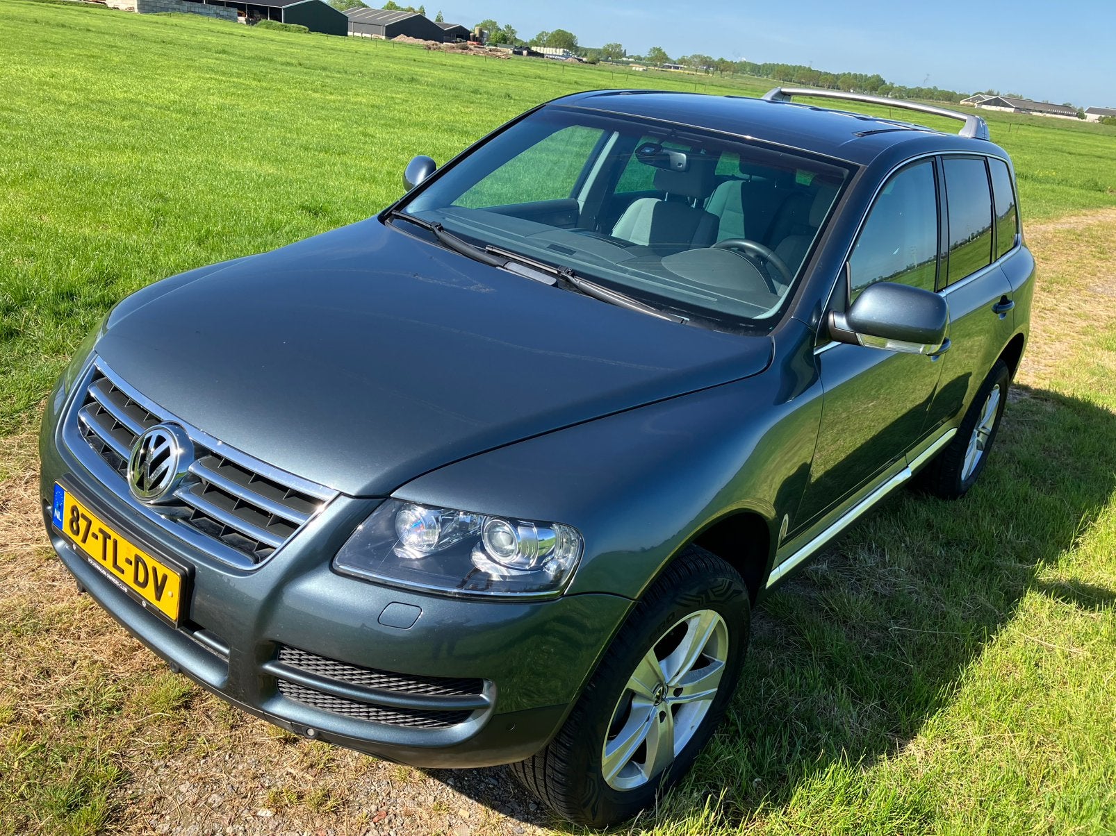 Volkswagen Touareg 3.6 206KW 4MOTION AUT 2006 Grijs, Automaat, Origineel Nederlands, 3597 cc, Vierwielaandrijving