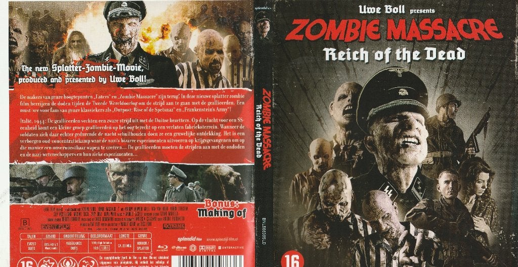 Zombies massacre there is no hope blu ray ( ned. Ondert.), Ophalen of Verzenden, Zo goed als nieuw, Horror