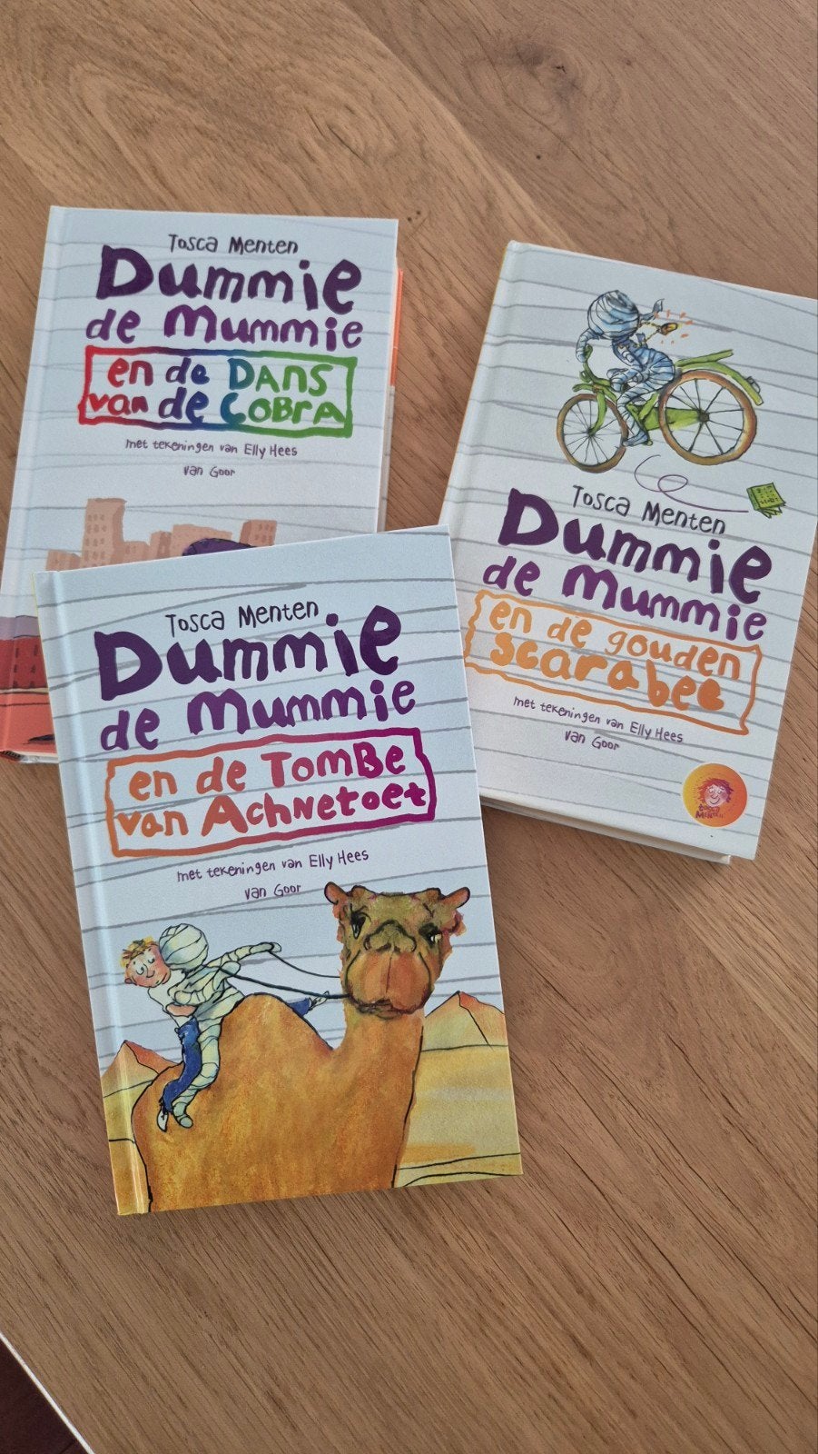 Dummie de Mummie drie boeken, Ophalen of Verzenden, Gelezen, Tosca Menten