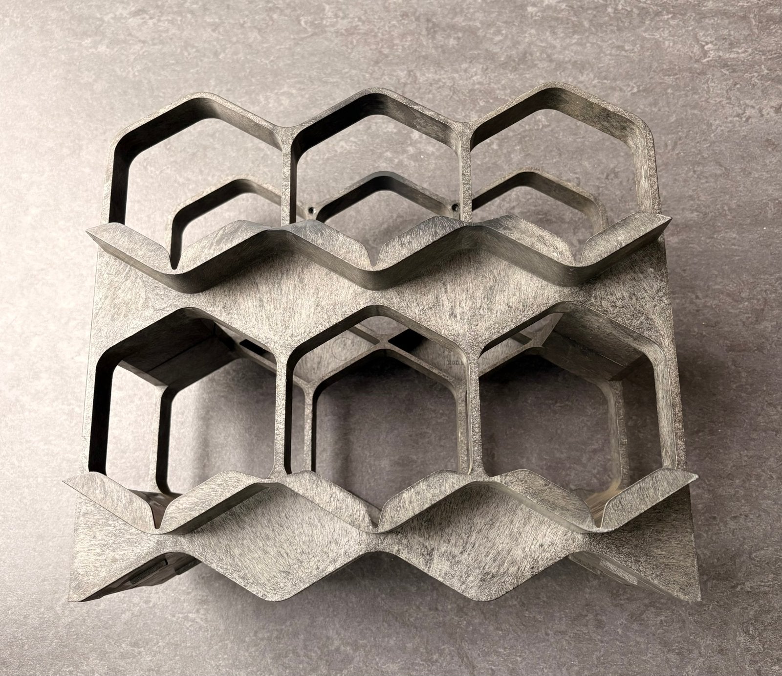 Ornapress brutalist wijnrek 1960 made in Zwitserland, Ophalen of Verzenden, Gebruikt, Kunststof