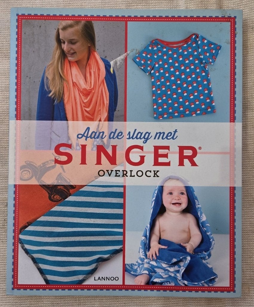 Aan de slag met Singer overlock, Ophalen of Verzenden, Zo goed als nieuw, Borduren en Naaien, Geschikt voor kinderen