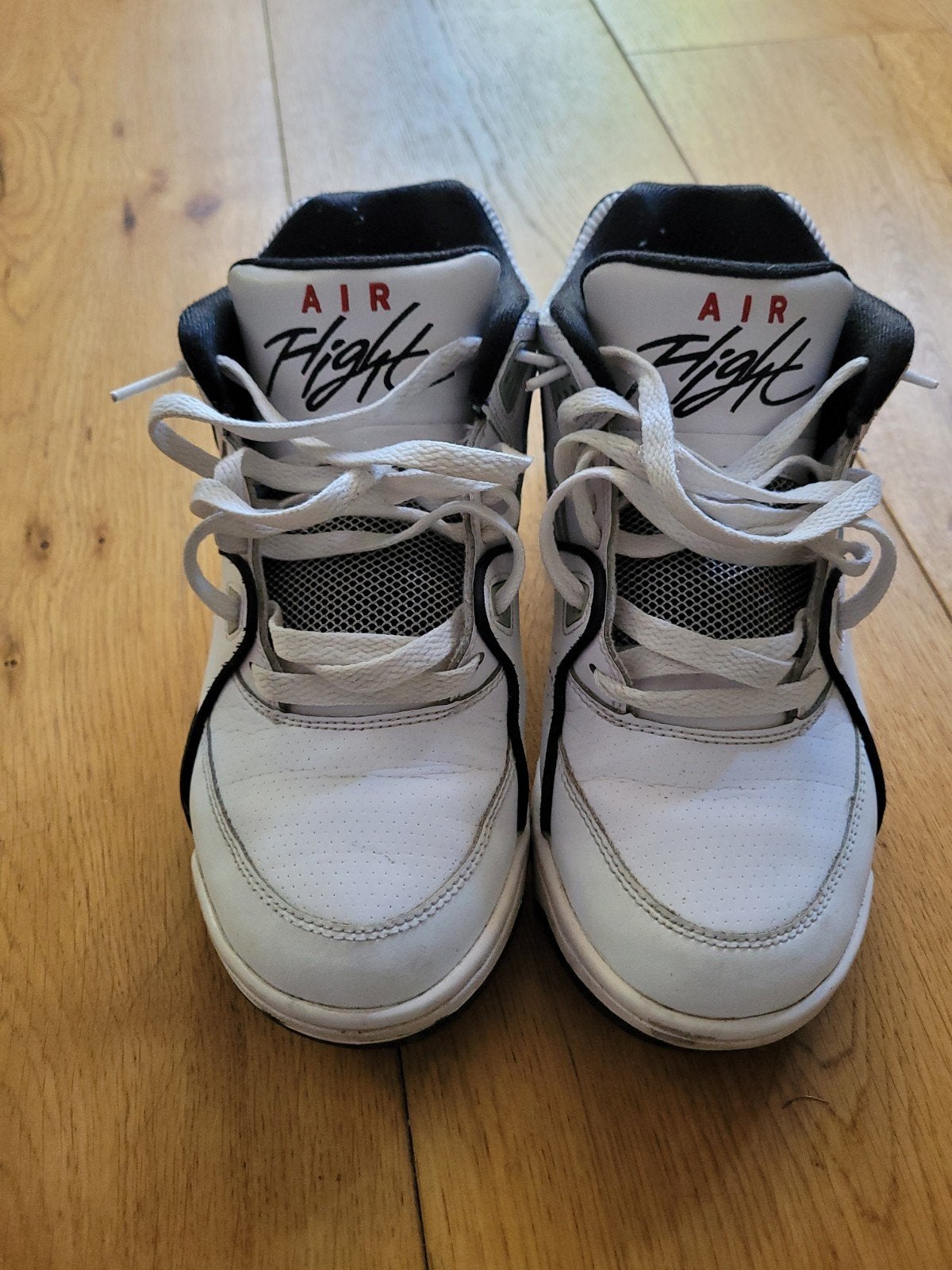Nike Air Flight Sneakers - Wit/Zwart, Wit, Nike, Ophalen of Verzenden, Sneakers of Gympen
