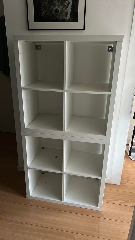 2x Ikea kallax (4 vakken), Huis en Inrichting, Kasten | Boekenkasten, Ophalen, Gebruikt, 100 tot 150 cm, 50 tot 100 cm