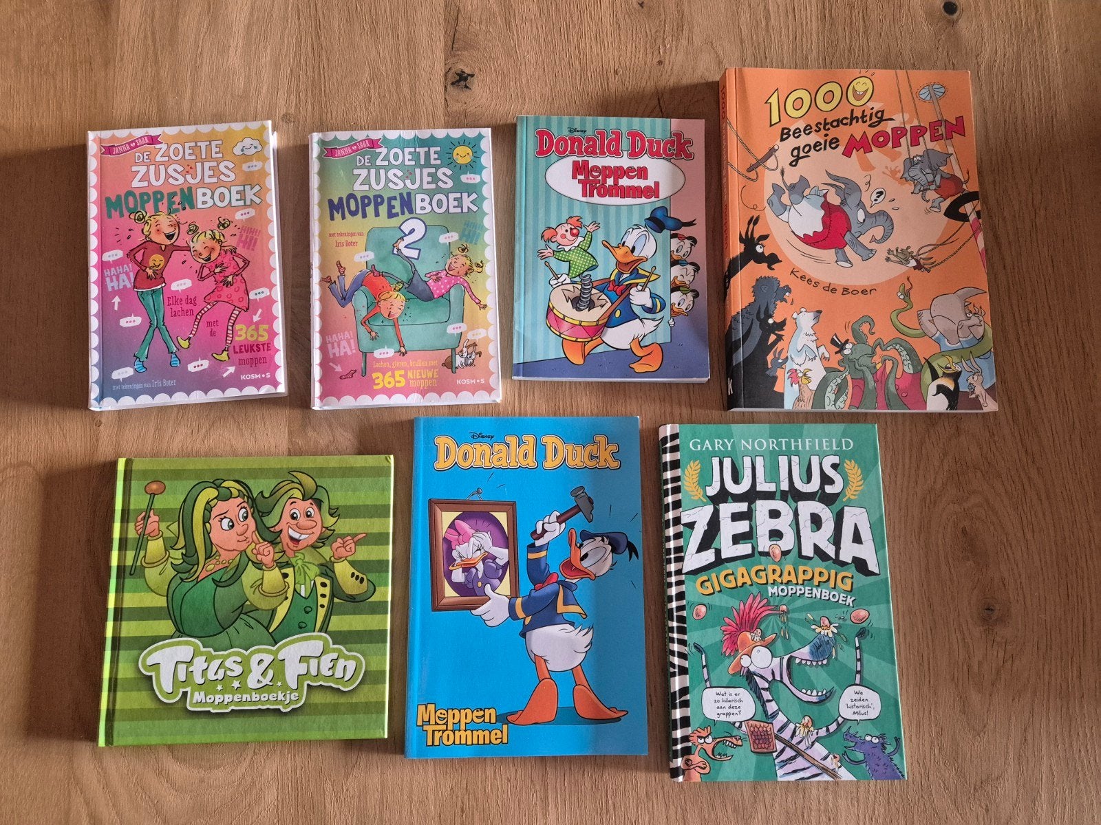Moppenboeken collectie kinderen (oa zoete zusjes), Ophalen of Verzenden, Gelezen, Diverse auteurs, Moppen