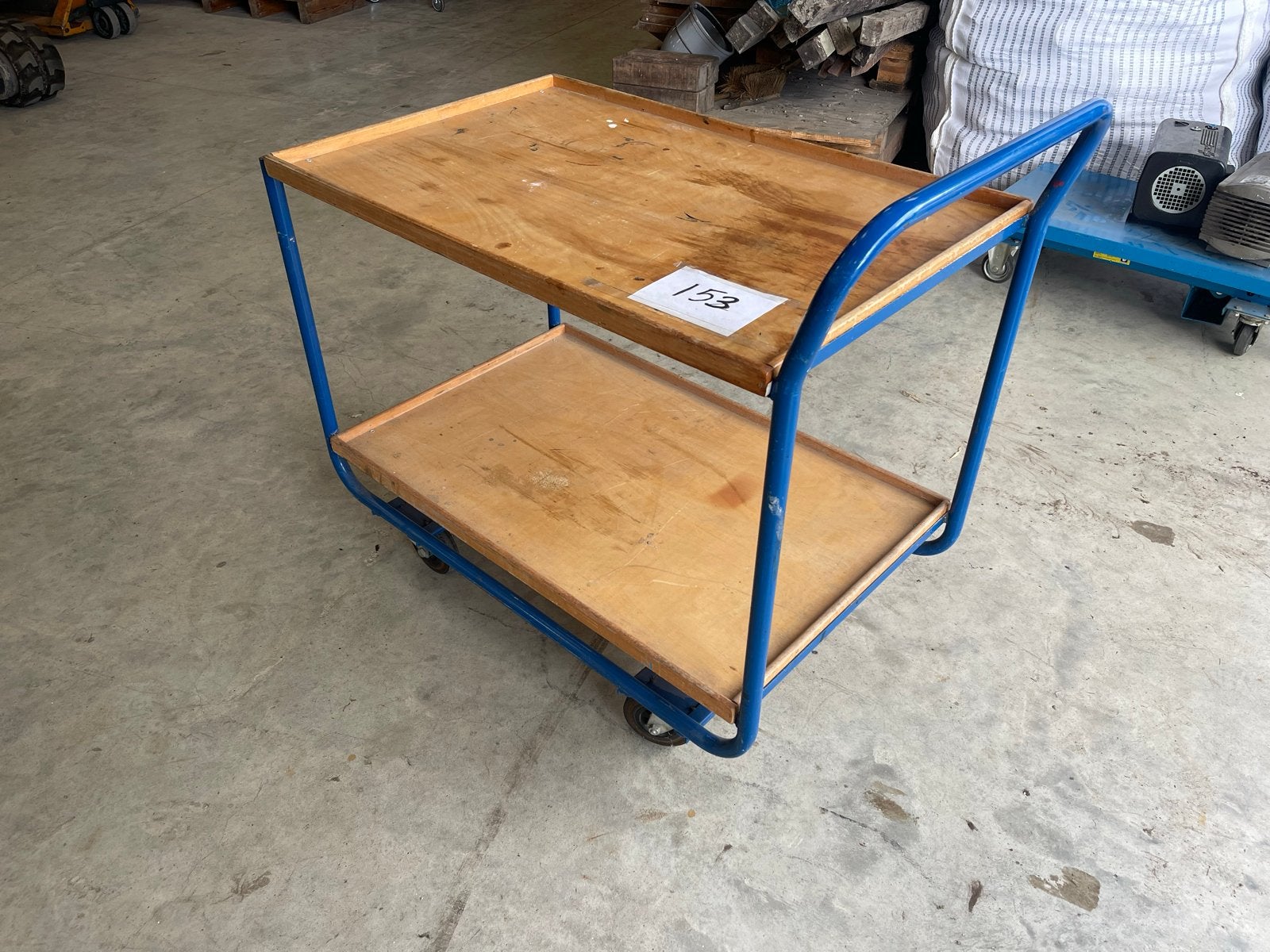 Overtoom Etagewagen met 2 legplanken, 100x70x90 cm, Doe-het-zelf en Verbouw, Ophalen of Verzenden, Gebruikt