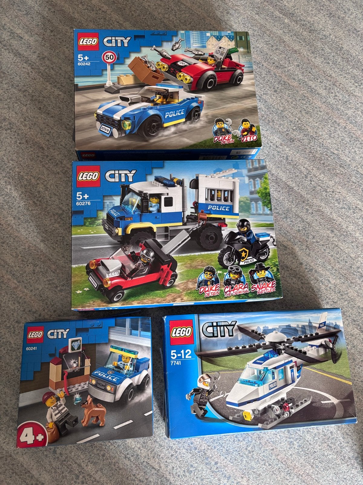 Lego City Politie Sets - 60241, 60242, 60276, 7741, Kinderen en Baby's, Ophalen, City, Lego, Zo goed als nieuw