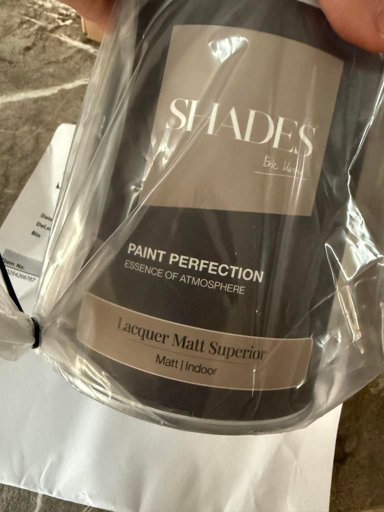 Indoor lak van Shades by Eric Kuster - Mat Coral, Doe-het-zelf en Verbouw, Verf, Beits en Lak, Overige kleuren, Nieuw, Ophalen of Verzenden