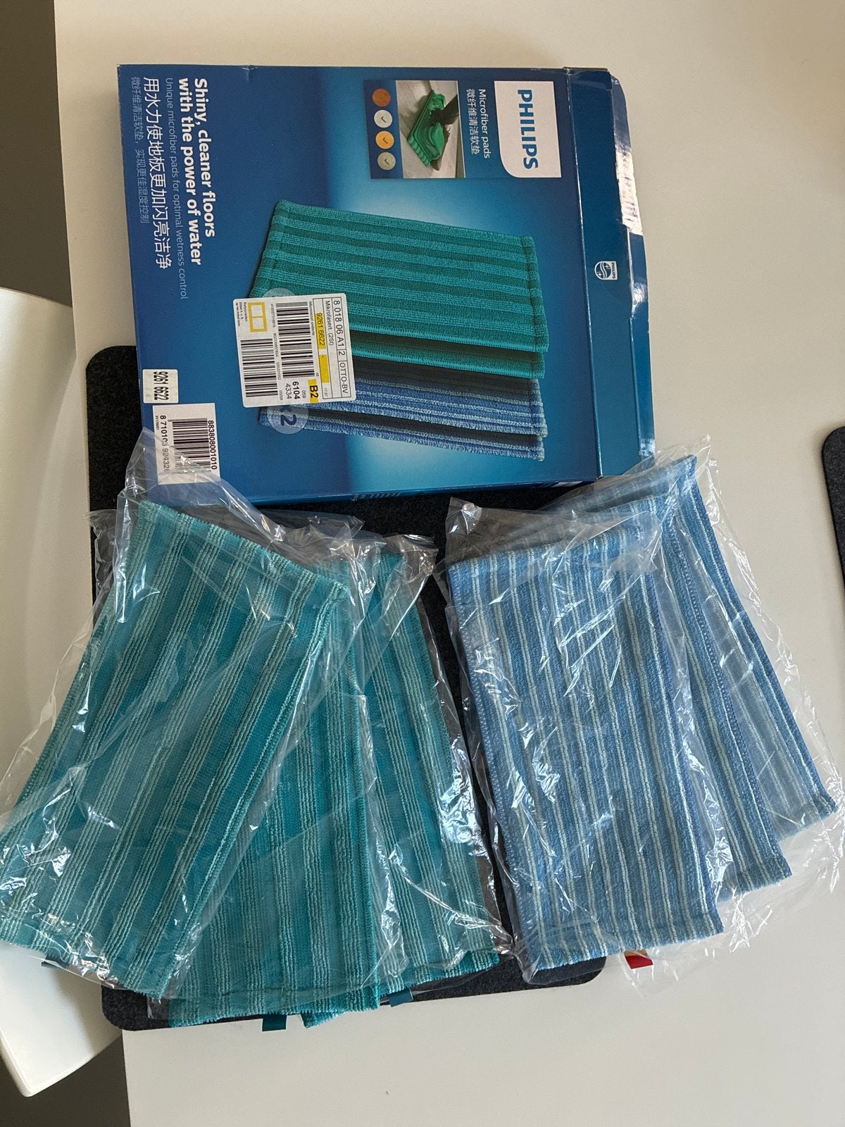 6 nieuwe Philips dweilen voor stofzuiger met dweilfunctie, Ophalen of Verzenden, Nieuw, Dweilfunctie, Philips