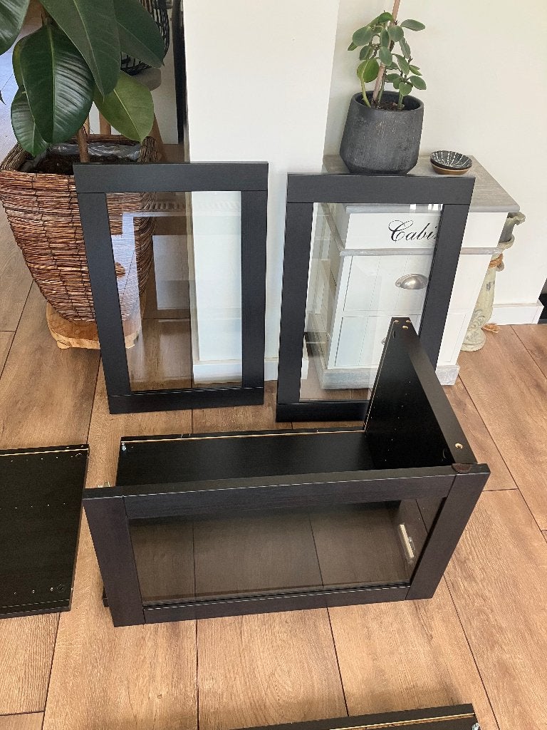 Glassvik vitrinedeur ikea 60x38 (3 stuks), Ophalen, Zo goed als nieuw, 25 tot 50 cm, 50 tot 100 cm