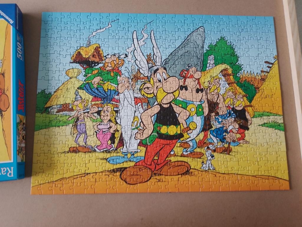 Asterix & Obelix puzzel 500  COMPLEET Ravensburger 146352, Ophalen of Verzenden, 500 t/m 1500 stukjes, Zo goed als nieuw