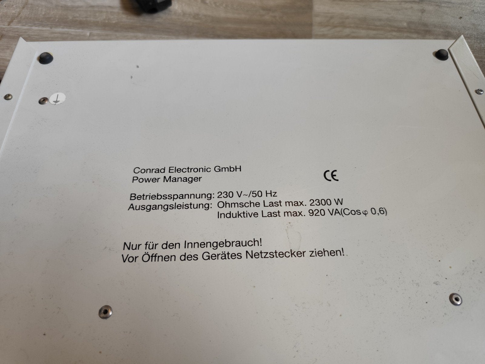 Conrad Power Manager Stekkerdoos - Audio, Computers en Software, Ophalen, Gebruikt