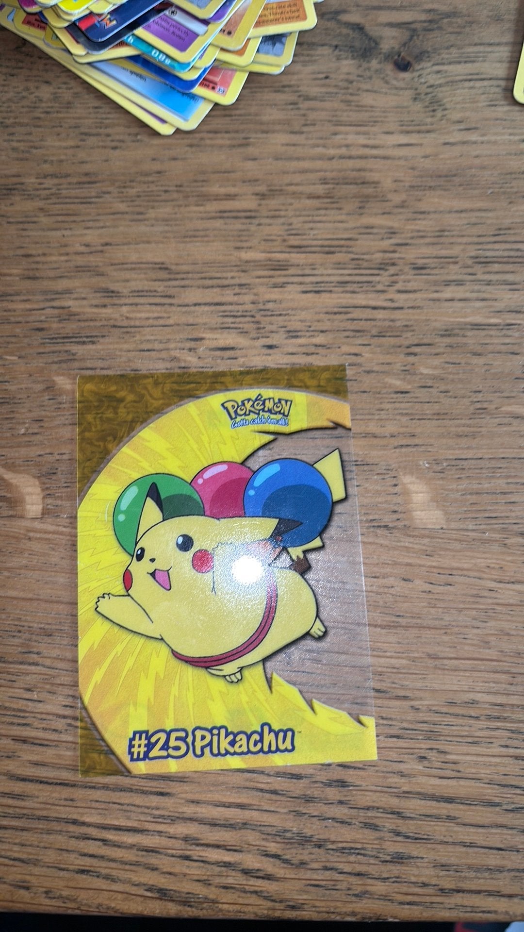 25 jaar pikachu, Verzamelen, Flippo's, Ophalen of Verzenden, Losse flippo's