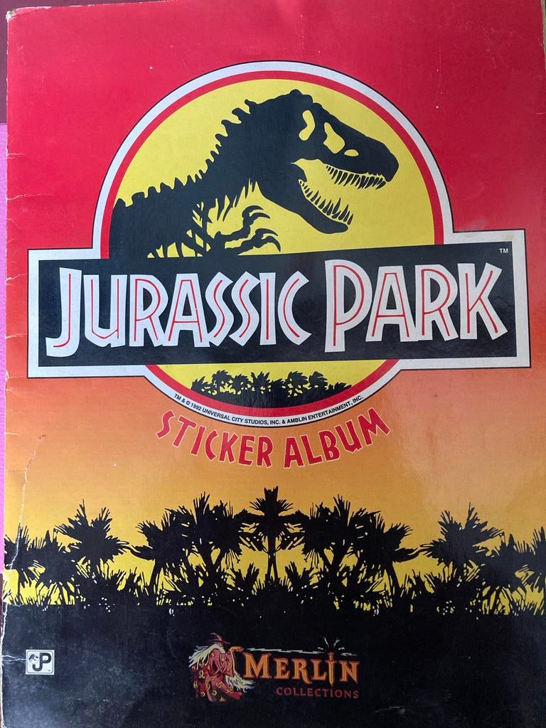 Jurassic Park Sticker Album (Merlin Collections), Ophalen of Verzenden, Gebruikt, Film, Tv of Omroep