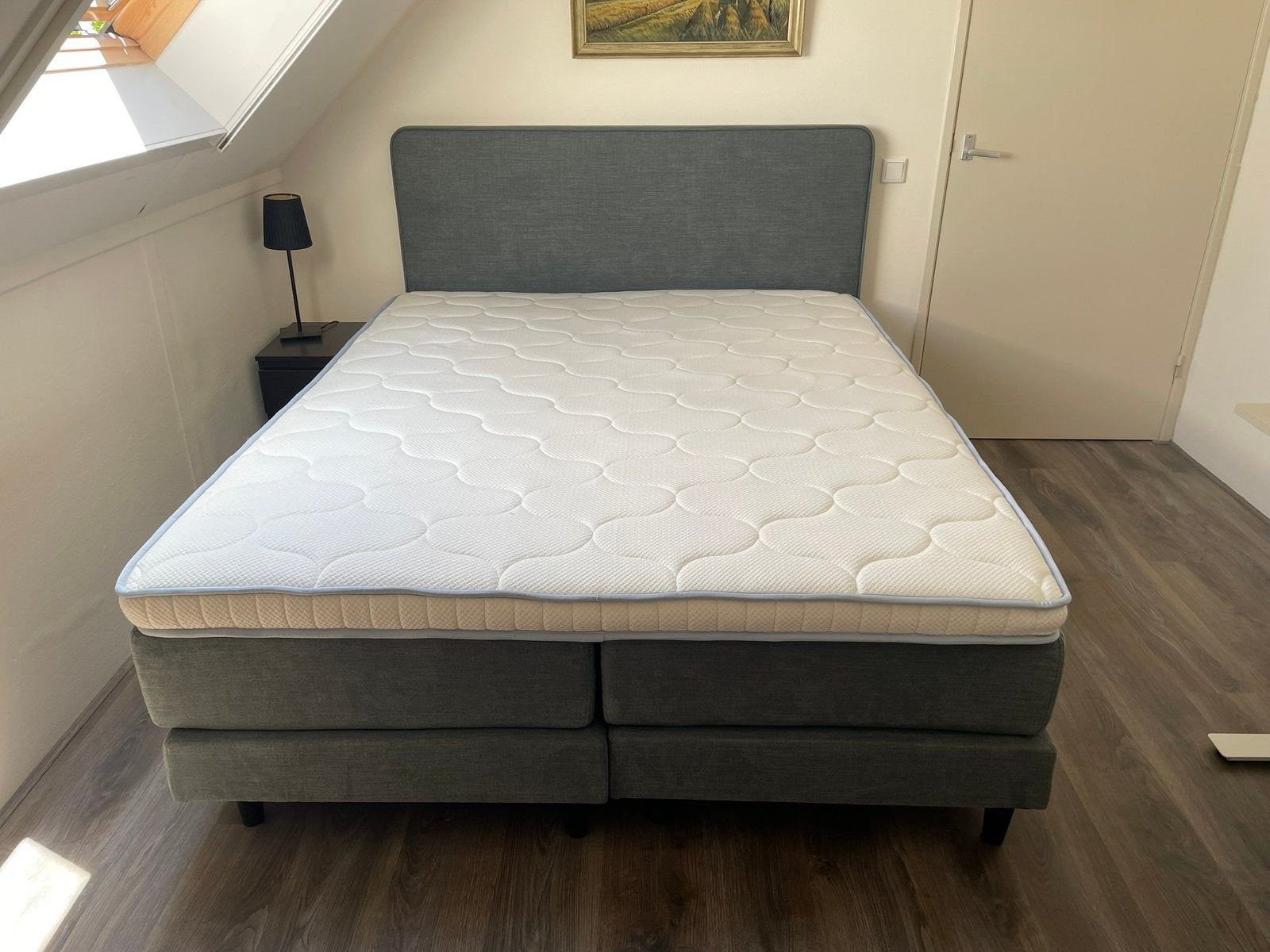 Swiss sense boxspring, Ophalen, Tweepersoons, Zo goed als nieuw, 200 cm