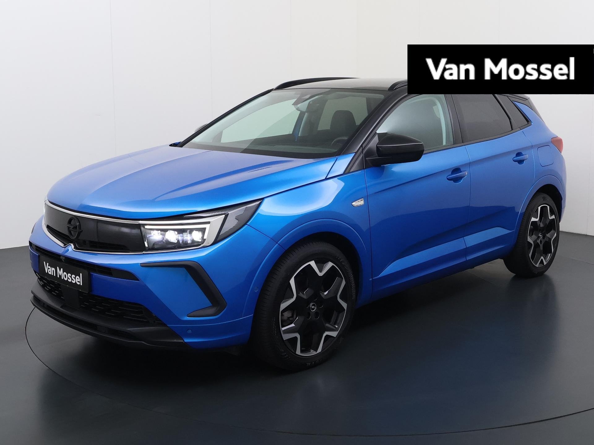Opel Grandland 1.6 Turbo Plug-In Hybrid Ultimate | Leder | 3, Auto's, 12 maanden, Euro 6, 4 cilinders, Blauw