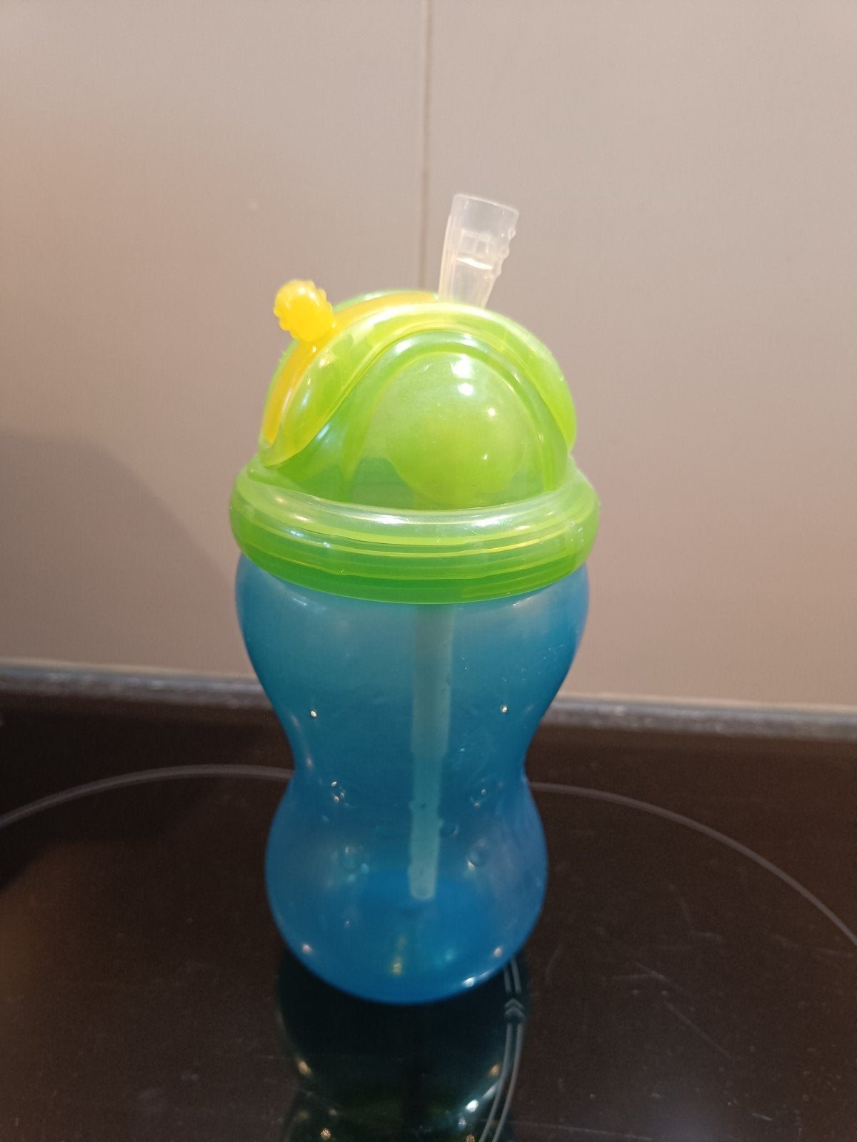 Nuby baby drinkfles met rietje, Ophalen of Verzenden, Gebruikt, Overige typen