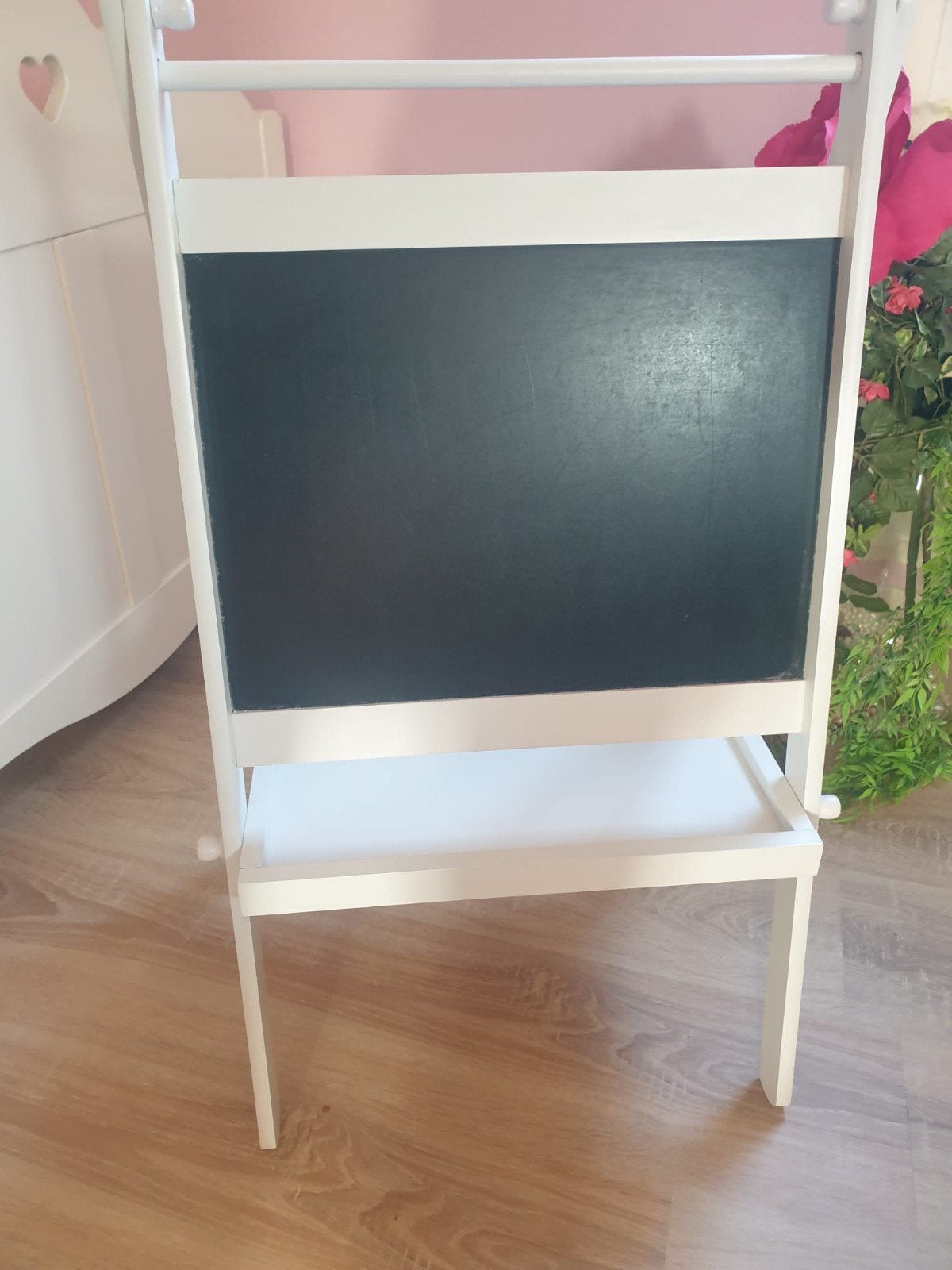 Houten Schoolbord Wit - 42x37x78 cm, Kinderen en Baby's, Ophalen, Gebruikt, Knutselen