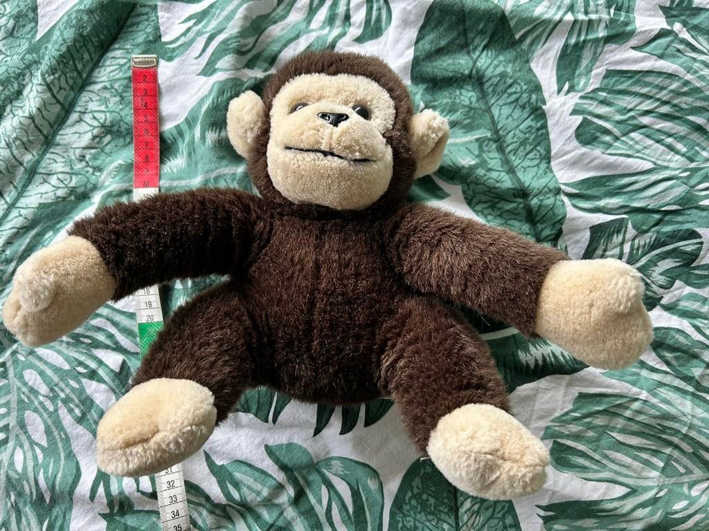 Schattig pluche knuffel Aapje, Ophalen of Verzenden, Gebruikt, Overige typen