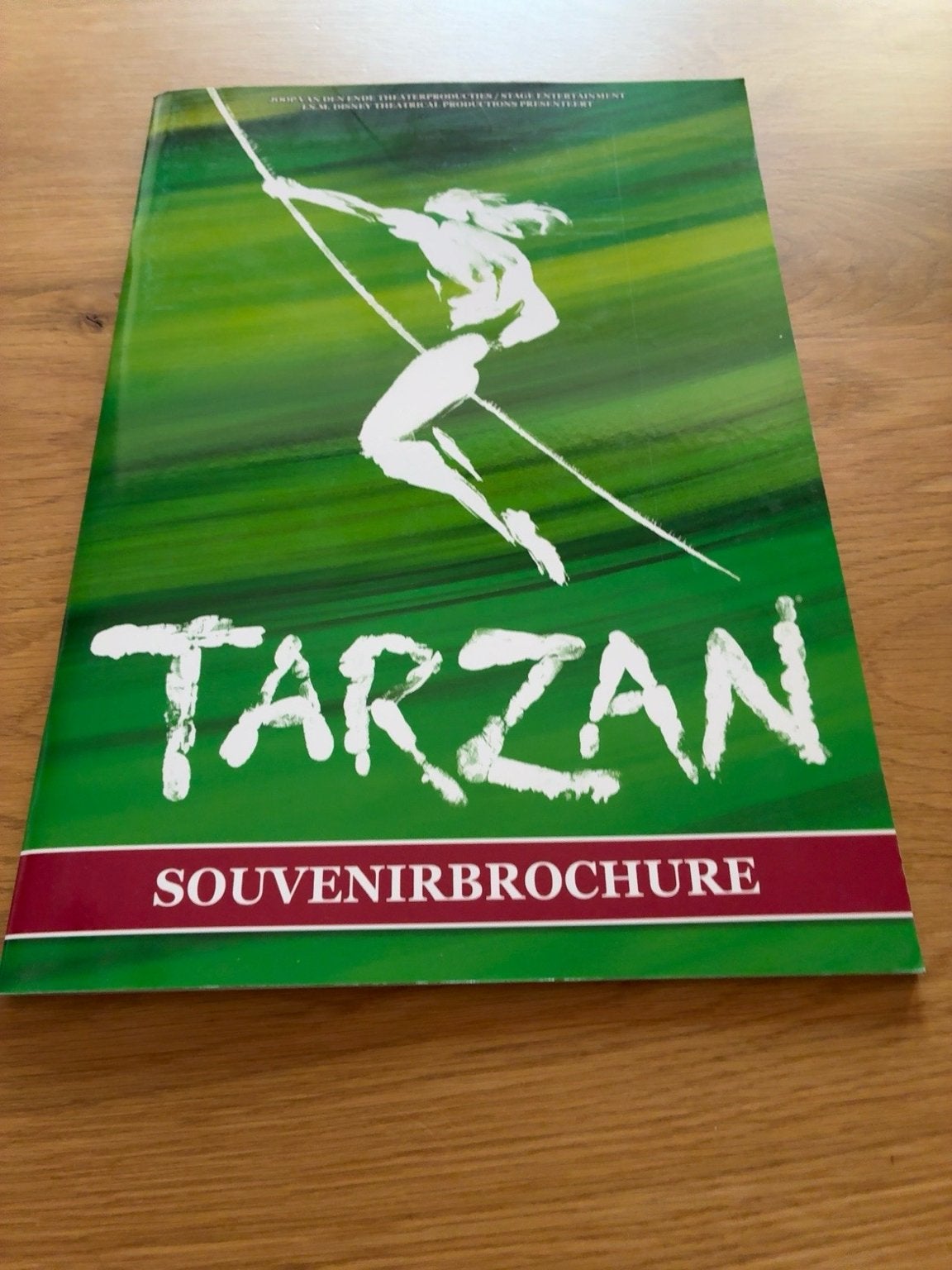 Disney Tarzan Souvenirbrochure Musical, Verzenden, Zo goed als nieuw, Ballet of Musical