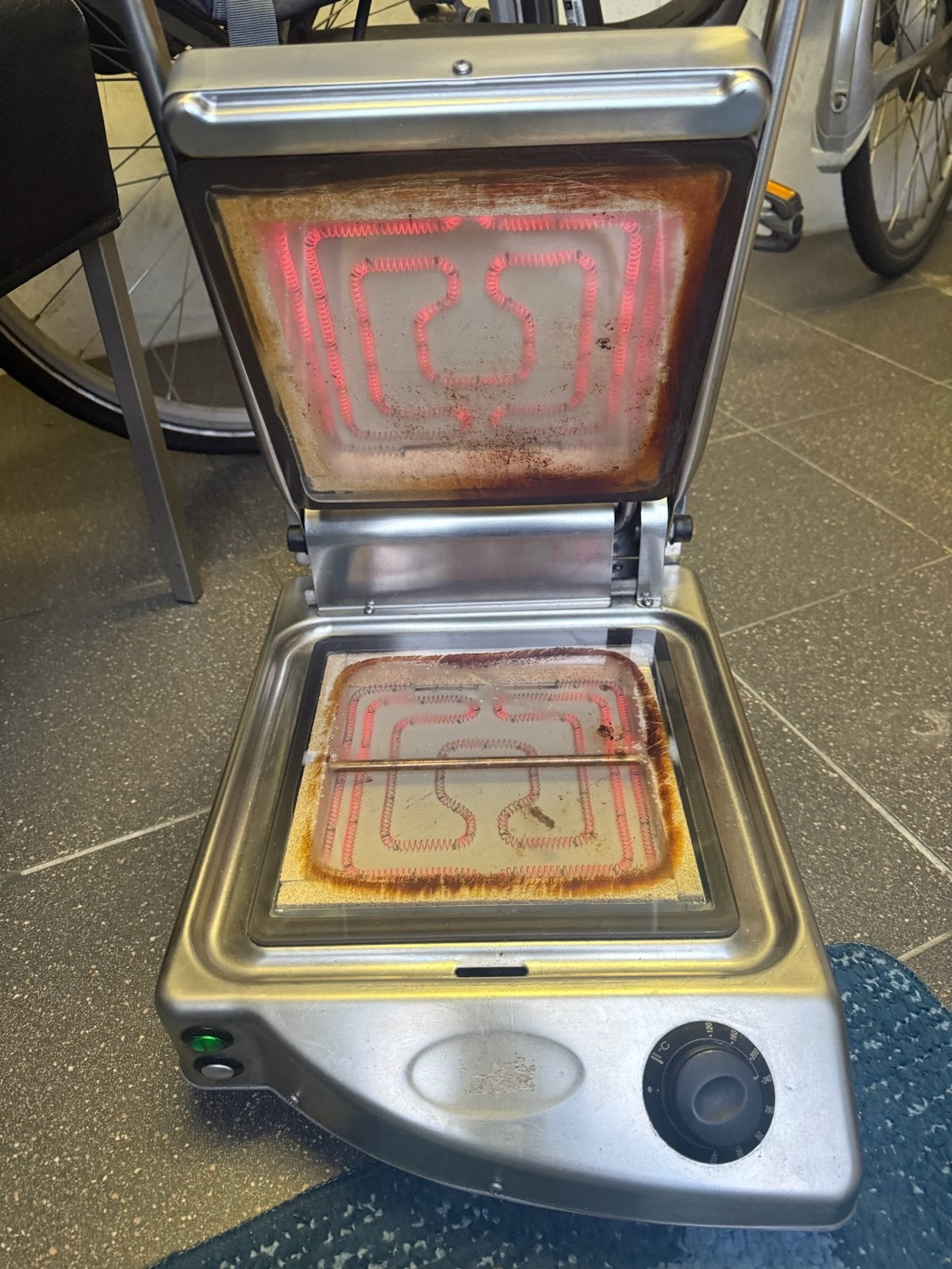 UNOX XP010PT Professionele Contactgrill / Tosti-ijzer, Ophalen, Gebruikt