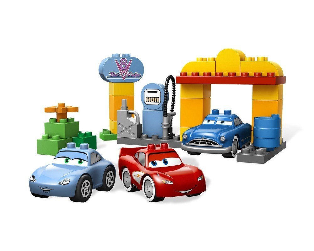 Duplo 5815 Flo's V-8 Cafe, Disney Cars 2, Ophalen of Verzenden, Zo goed als nieuw, Compleet, Duplo