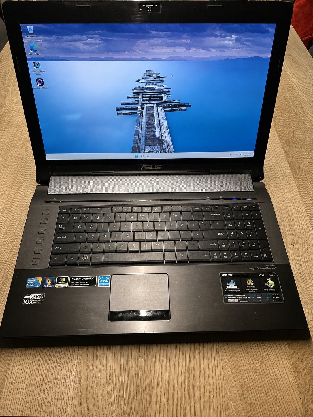 ASUS N73J Laptop - 17” - 500 GB SSD, Computers en Software, Ophalen, Gebruikt, 2 tot 3 Ghz, Qwerty