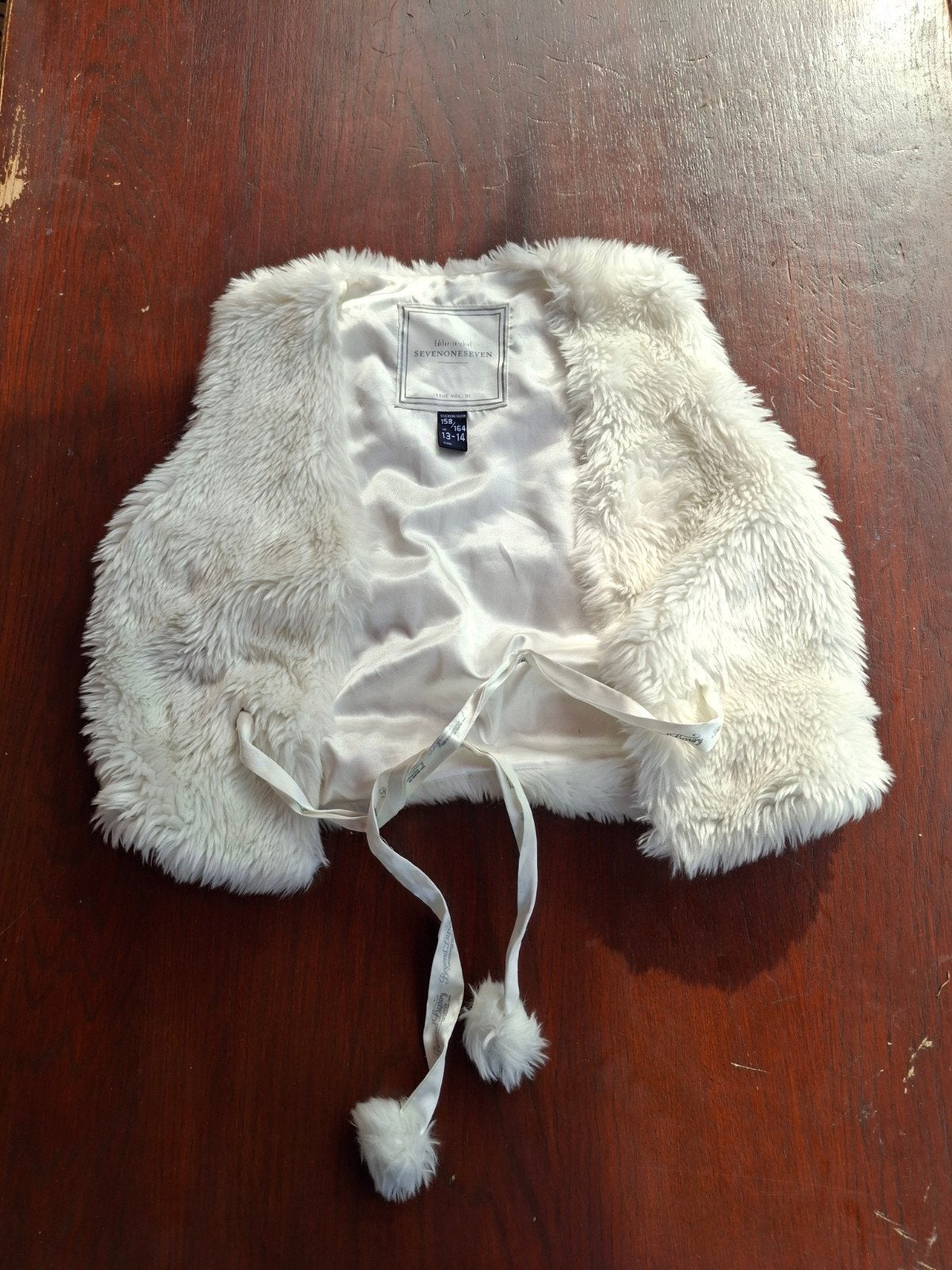 SevenOnSeven Faux-fur Gilet 158/164 (13-14 jaar), Kinderen en Baby's, Overige typen, Meisje, Ophalen of Verzenden, Zo goed als nieuw