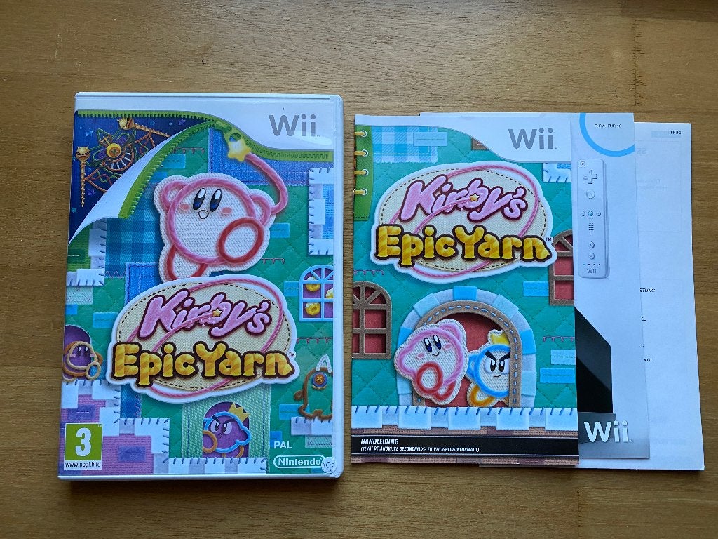 kirby's epic yarn wii, Ophalen of Verzenden, Zo goed als nieuw, Sport, 3 spelers of meer