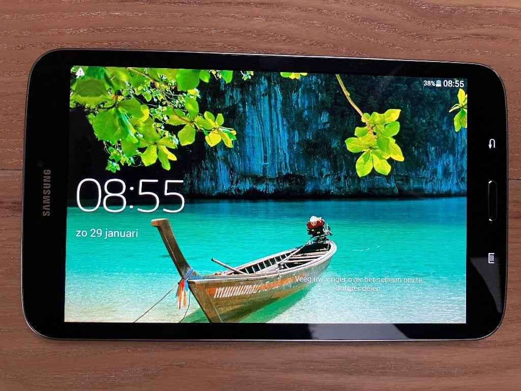SAMSUNG Tablet (zwart) voor filmpjes kinderen - KOOPJE, Computers en Software, Android Tablets, 8 inch, Ophalen of Verzenden, Zo goed als nieuw