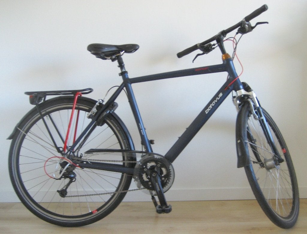 Batavus Zonar Urban Sport herenfiets H57cm, Ophalen, 28 inch, Vering, Velgrem