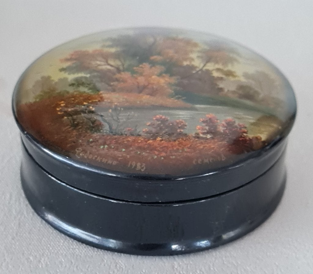 Verzameling van 8 prachtige (Russische) lakdoosjes, Ophalen of Verzenden