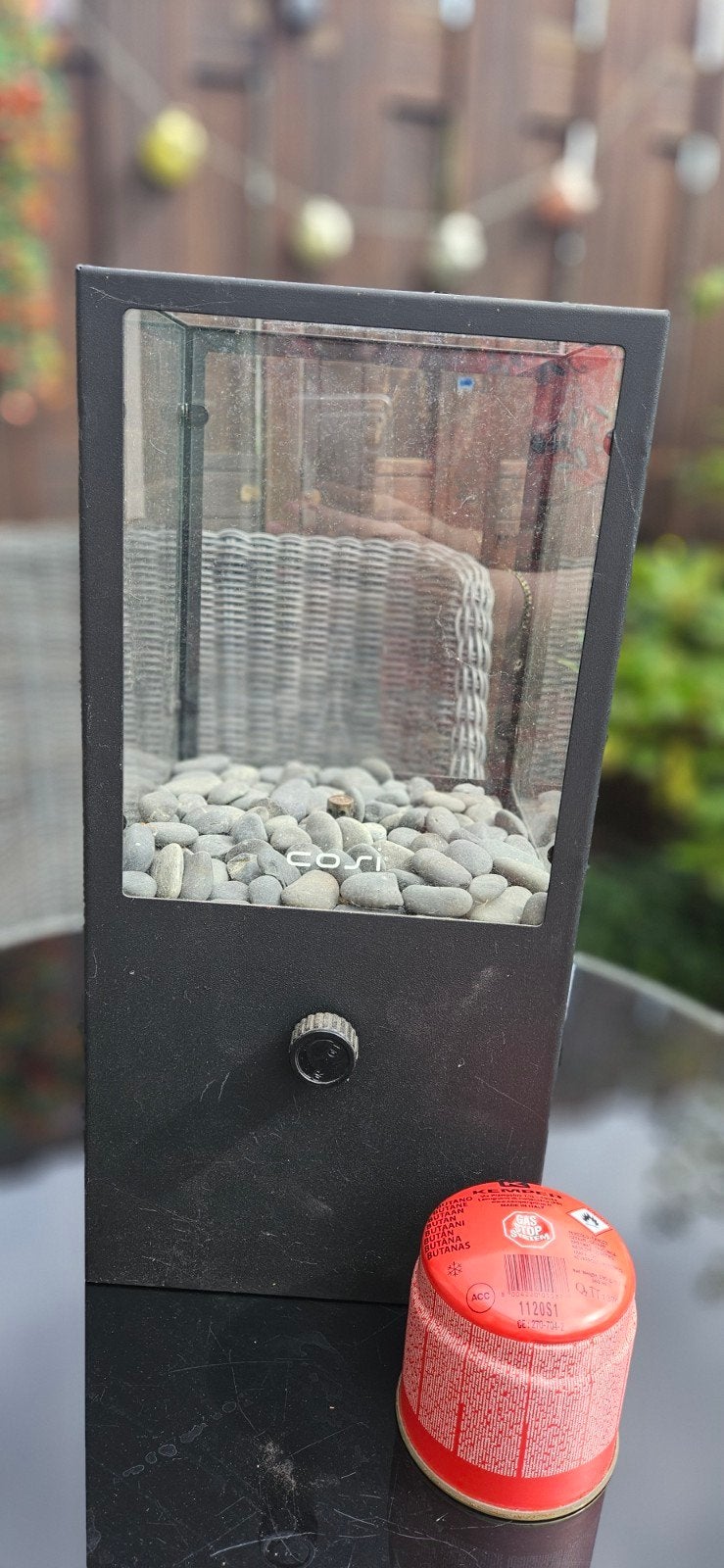 Sfeervolle kleine tuinhaard, Ophalen, Gebruikt