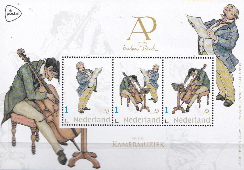 Anton Pieck – Muziek: Kamermuziek – MNH, Verzenden, Na 1940, Postfris
