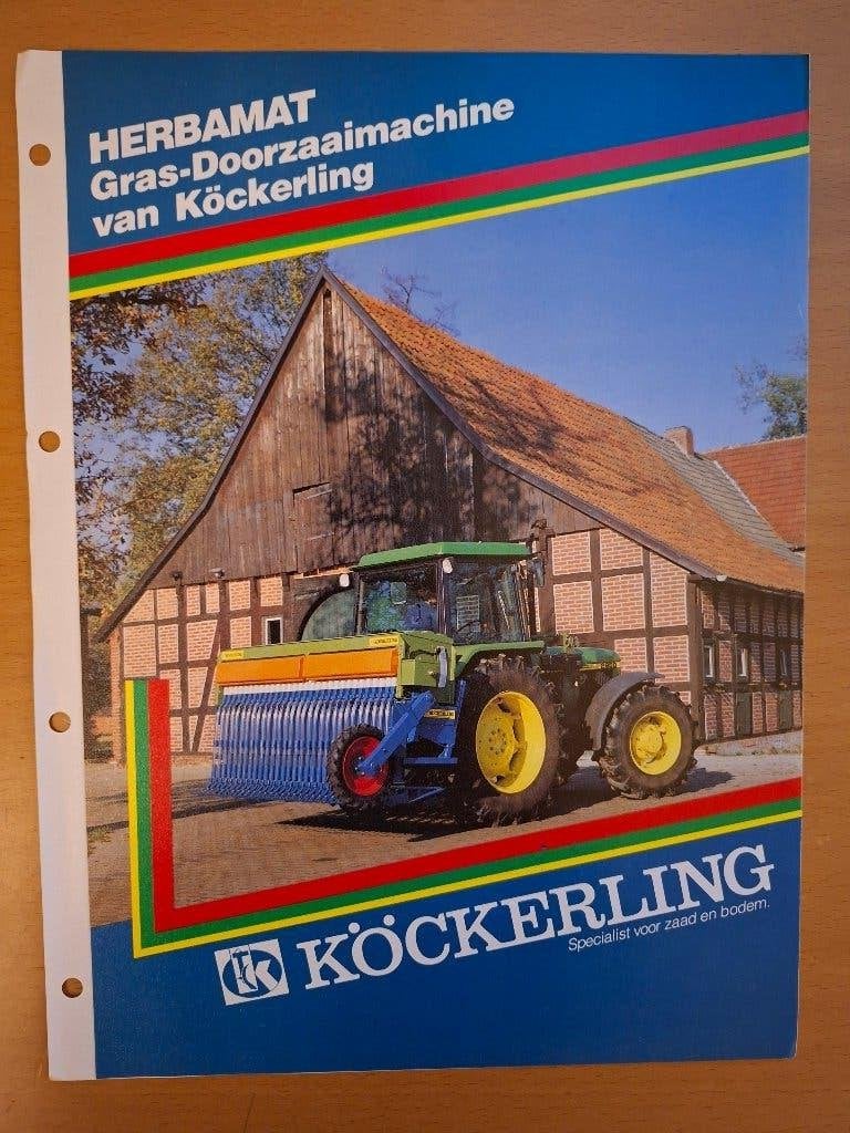 Folder Herbamat Gras doorzaaimachine van Köckerling, Boeken, Ophalen of Verzenden, Gelezen, Tractor en Landbouw