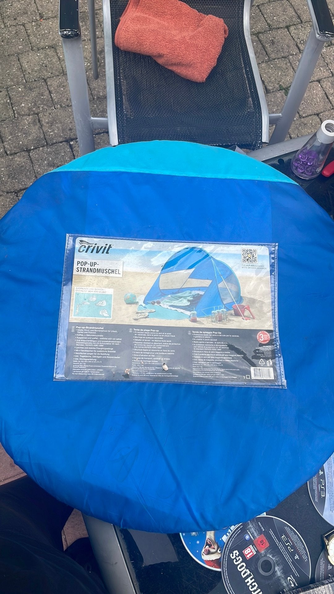 pop up strand  tent, Ophalen of Verzenden, Zo goed als nieuw
