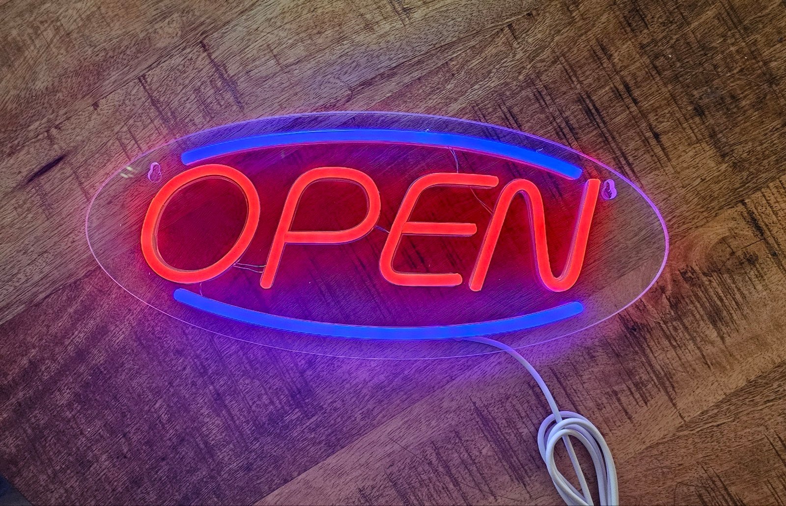 Neon LED Open bord - Nieuw in doos, Ophalen of Verzenden