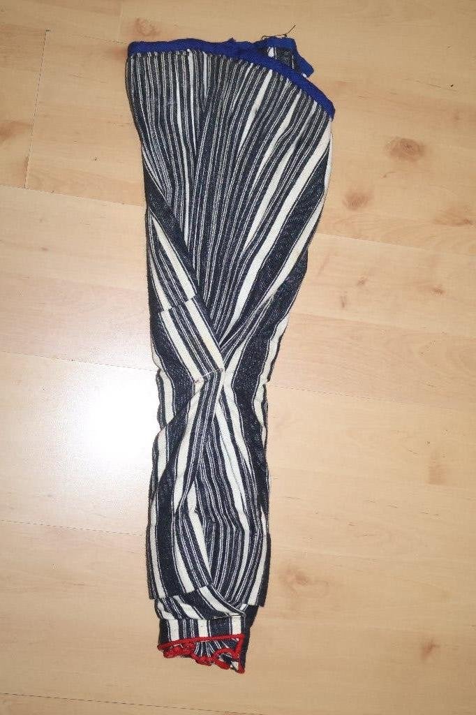 zwart /wit gestreepte onderrok, Staphorster klederdracht, Antiek en Kunst, Antiek | Kleding en Accessoires, Ophalen of Verzenden
