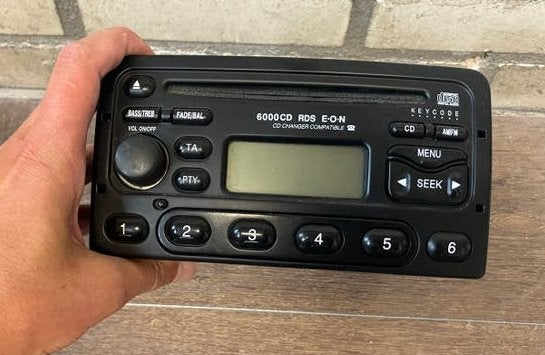 Ford 6000CD RDS E-O-N autoradio, Ophalen of Verzenden, Gebruikt