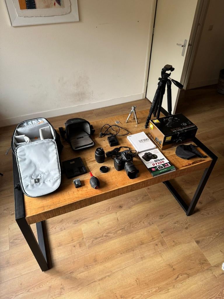 Nikon D7100 Spiegelreflexcamera met accessoires, Ophalen, Spiegelreflex, Zo goed als nieuw, Nikon