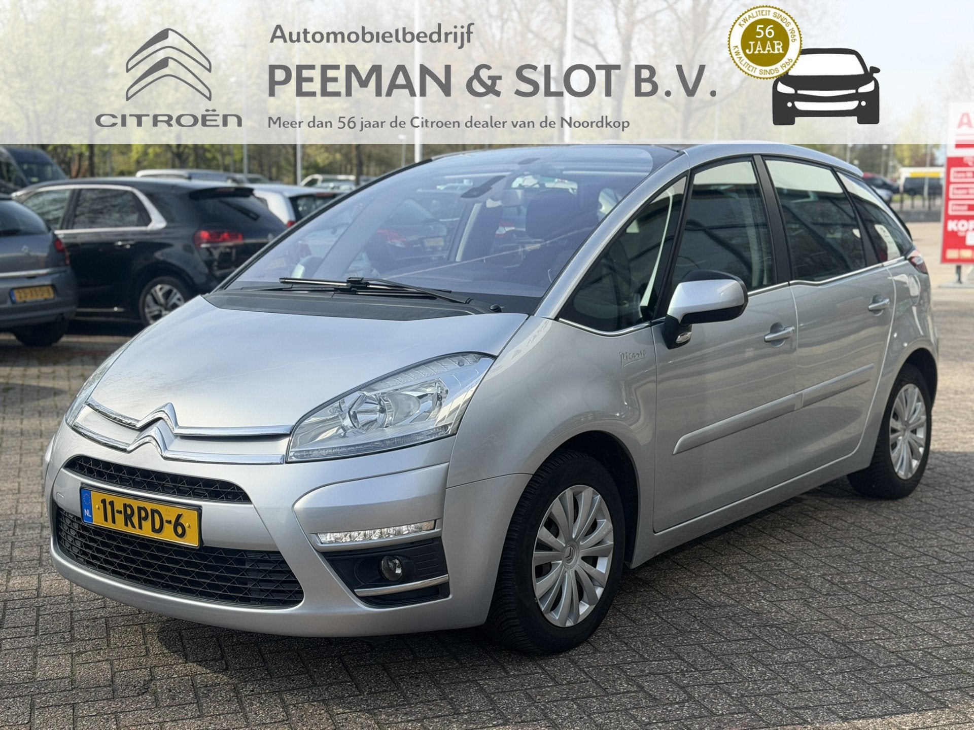 Citroën C4 Picasso 1.6 157PK Tendance AUTOMAAT! (bj 2011), Gebruikt, Zwart, C4 (Grand) Picasso, Origineel Nederlands