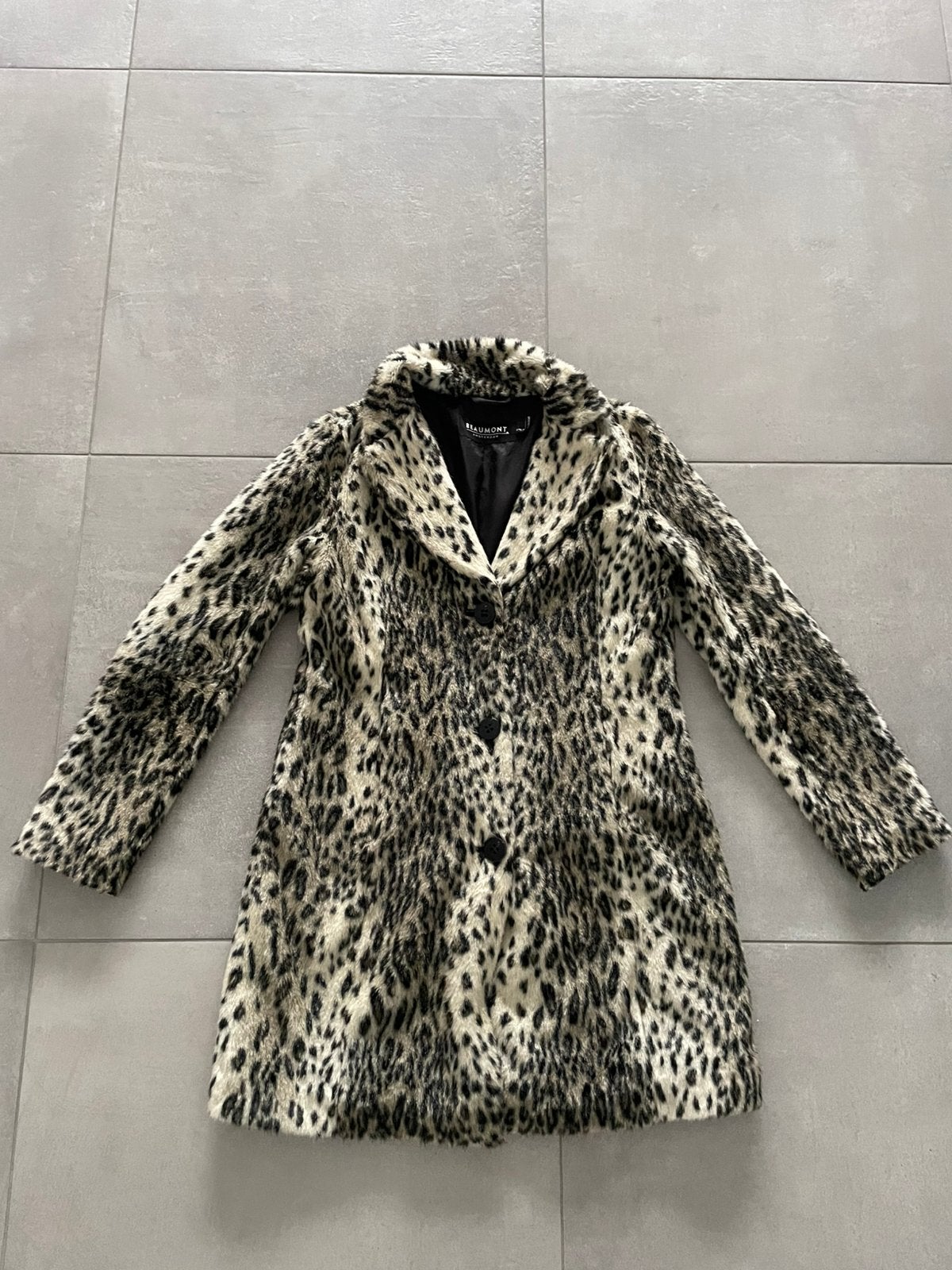 Beaumont panterprint jas maat 38, Kleding | Dames, Ophalen of Verzenden, Gedragen, Maat 38/40 (M), Meerkleurig