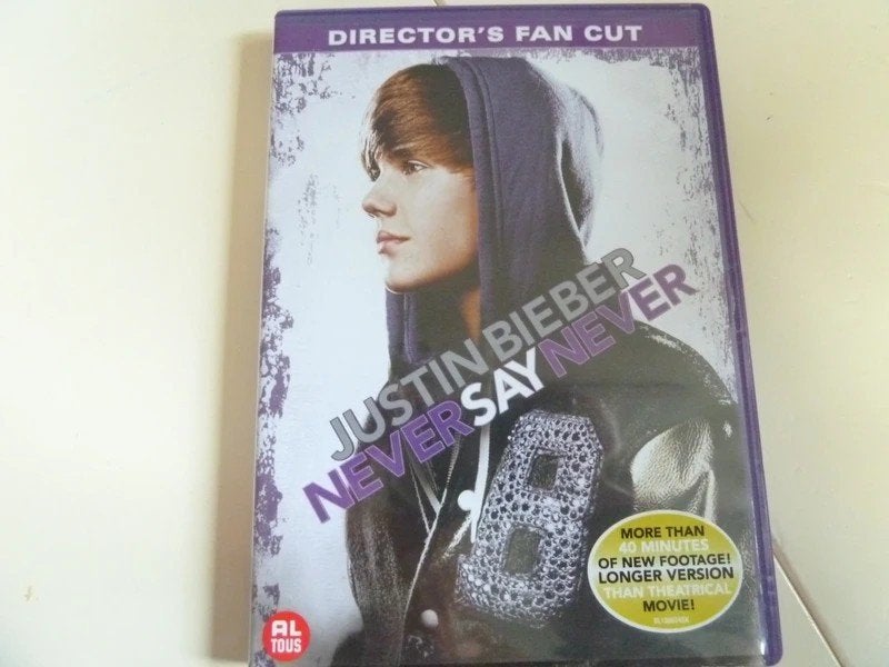 Justin Bieber Never Say Never en Justin Bieber Biebermania, Alle leeftijden, Ophalen of Verzenden, Zo goed als nieuw