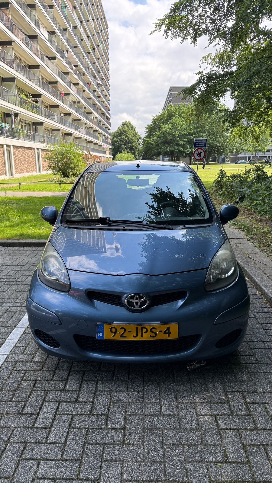 Toyota Aygo 1.0 12V Vvt-i 5DRS 2009 Blauw, Auto's, Toyota, Particulier, Aygo, Benzine, A, Hatchback, Handgeschakeld, Origineel Nederlands
