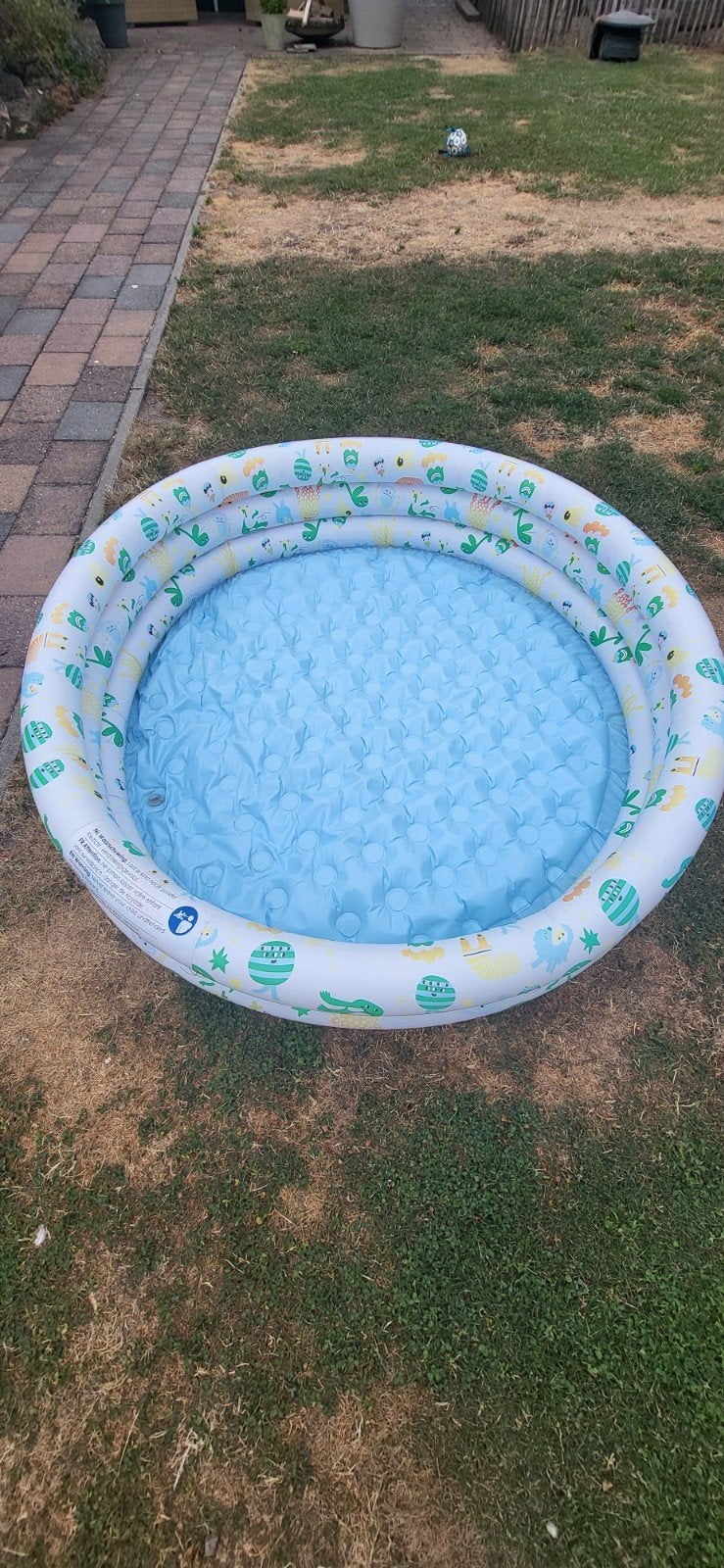 opblaasbaar kinderbadje met opblaasbare bodem, Ophalen, Minder dan 80 cm, Opblaaszwembad, Rond